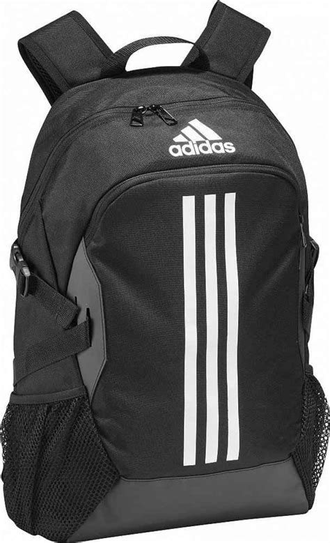 adidas rucksack schwarz mit weißem reißverschluss|Schwarz .